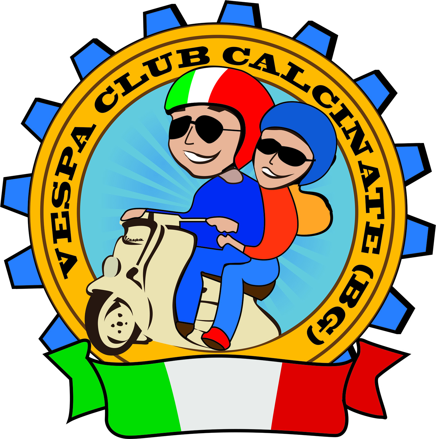 logo associazione : Vespa Club Calcinate